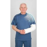 Cure4U ComfortCURE Adaptif Kısa Kollu Denim Mavi Kırık Kol - Ortopedi Tedavi Kıyafeti