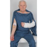 Cure4U ComfortCURE Adaptif Uzun Kollu Denim Mavi Kırık Kol - Ortopedi Tedavi Kıyafeti