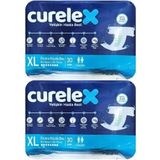 Curelex Yetişkin Bel Bantlı Tekstil Yüzey Extra Large 2x30 Adet Hasta Bezi