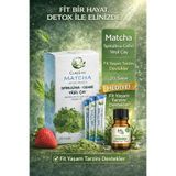 Curelive Maça Çayı Spirulina & Cehri Yeşil Çay Tozu 20 Adet Saşe + Hediye Biberiye Yağı