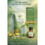 Curelive Matcha Cehri-Limon & Yeşil Çay 20 Adet Saşe Maça Çayı + Hrblsglk Hediye Biberiye Yağı