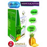 Curelive Matcha Natural Products-(Cehri-Limon-Yeşil Çay) Bromelain ve Yeşil Çay Içeren Maça Çayı 20 Adet