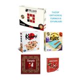 Curious&Genius Ortaokul Zeka Oyunları Turnuva Seti (ABLUKA - KULAMİ - MANGALA - KÜRE - PENTAGO)
