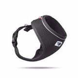 Curli 30-35 cm Siyah Vest Air-Mesh Köpek Göğüs Tasması