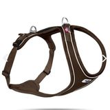 Curli Belka Comfort Harness Köpek Göğüs Tasması Kahverengi M 66-70X48 cm Tasma