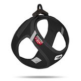 Curli Vest Harness Cord Köpek Göğüs Tasması Siyaz Small 38,3X43,3 Cm
