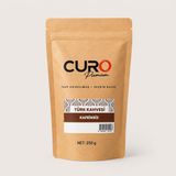 CURO Premium Kafeinsiz Türk Kahvesi 250 g -%100 Arabica Decaf Taze Öğütülmüş