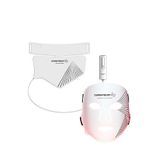 Currentbody Skin Led Light Therapy Mask Seri 2 Yaşlanma Karşıtı Led Yüz Maskesi + Seri 2 Led Boyun & Dekolte Cilt Bakım Cihazı - Beyaz