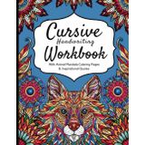 Cursive Handwriting Workbook: With Animal Mandala Coloring Pages