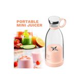 CUSTİR Taşınabilir Mini Hızlı Blender 350ml Meyve Sıkacağı Kupası, Kablosuz Şarjlı, Smoothie Milkshake