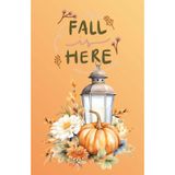 Custom "Fall Is Here" Notebook: 120 Pages, 60 sheets, Personalized Paperback, Unique Gift for Birthdays & Any Occasion, 5.5x8.5 in