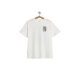 Cut And Paste Ss Tee Erkek Beyaz T-Shirt - Vn000wux