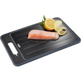 Cut Pro Buz Çözme ve Kesme Tahtası Siyah Renk 36,5X25X1 cm