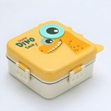 Cute 3D Elephant Shaped Bento Lunch Box For School & Office With Cutlery | Leak-Proof - Renkli