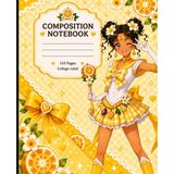 Cute College Ruled Composition Notebook: Princess Lilikoi – Palaka Princess Collection | Cute Tropical Journal for Teen Girls, School Notes & Creative Writing