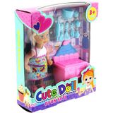 Cute Doll Mini Bebek Mutfak Oyun Seti - Renkli