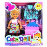 Cute Doll Mini Bebek Mutfak Oyun Seti