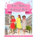 Cute Fashion Coloring Book for Girls ages 8-12: beauty dresses drawing for teen kids, inspirational art travel for outfit designer, lovely makeup doll sketchbook for young artist