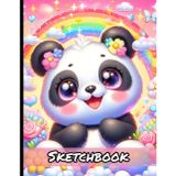 Cute Kawaii Panda Sketchbook: Personal Artist Book Drawing Notebook Sketching Doodle Pad | Kids Teens Adults Appropriate