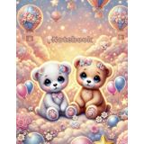 Cute Teddy Bear Lined Notebook: 110 Lined Pages for Writing, Journaling & School – Adorable Gift for Kids, Birthday Gift for Girls, Adorable Teddy ... Book, Kids Writing Journal, Sketchbook