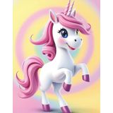 Cute Unicorn Sketchbook for Girls – 8.5x11: Blank Drawing Notebook, 100 Pages – Magical Pastel Art Book for Kids, Teens, and Unicorn Lovers