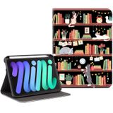 CutebriCase iPad Mini 6 Kılıfı, iPad 8,3 inç Kılıf iPad Mini 6. Nesil için Kalem Tutuculu Kılıf [Apple Pencil Charging+Touch ID], Çok Açılı Görünüm Kılıfı Ayarlanabilir Stand Otomatik Uyanma/Uyku, Kitap Rafı Kedi