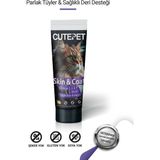 Cutepet Skin & Coat Kedi Deri ve Tüy Sağlığı Malt 100G – Omega 3-6-9, Biotin ve Kolajen Destekli - Cute-0018
