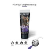 Cutepet Skin & Coat Kedi Deri ve Tüy Sağlığı Malt 100g – Omega 3-6-9, Biotin ve Kolajen Destekli