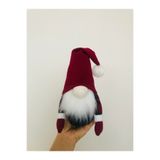 CUTESTUFFSHOP Yeni Yıl, Christmas Noel Cücesi, Noel Baba, Yılbaşı Cücesi, Yılbaşı Süsü, New Year, Christmas Gnome Bordo