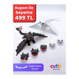 Cutix Dişsiz & Işığın Öfkesi Oyuncak Figür Ejderhanı Nasıl Eğitirsin Gecenin Öfkesi Toothless Light Fury