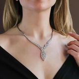 Cuture Model Zirkon Taşlı Gümüş Gerdanlık