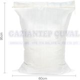 Çuvalcınız Pp Çuval Natural Çuval 60 gr 60X95 cm - Beyaz - 60 x 95