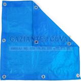Çuvalcınız Su Geçirmez Lamineli Branda, Hazır Ölçülü Branda, Çadır, 140 gr 5x5 Metre - 5 x 5 m - Mavi