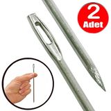 Çuvaldız 15CM Yorgan Iğnesi No7 Kalın Dikiş Iğne Mil Tığ -2 Adet - Standart