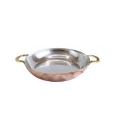 Cuvesta El Yapımı Bakır Şef Tava, Modern Tasarım, 30 cm Çap, 5 cm Yükseklik, 1.5 mm Kalınlık