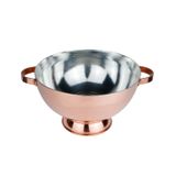 Cuvesta El Yapımı Modern Bakır Meyve ve Salata Kasesi 25x15cm-1.5mm