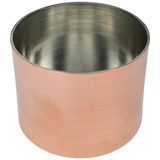 Cuvesta El Yapımı Modern Kalın 1.5mm Bakır Sufle Kabı 8×6cm - 6 x 8 cm