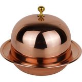 Cuvesta Modern El Yapımı Bakır Lokumluk ve Şekerlik 9×5cm - 1,2 ml