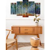 CVC WOOD Bağ Bozumu Hüzün Sonbahar 5 Parçalı Mdf Tablo