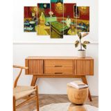 CVC WOOD Bilardo Masası Manzara 5 Parçalı Mdf Tablo