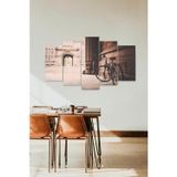 CVC WOOD Bisiklet 5 Parçalı Mdf Tablo