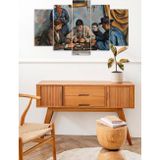 CVC WOOD Dostoyevski Kumarbaz Masa 5 Parçalı Mdf Tablo