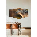 CVC WOOD Kurt 5 Parçalı Mdf Tablo