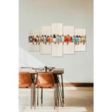 CVC WOOD Manzara Kuşlar 5 Parçalı Mdf Tablo