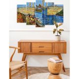 CVC WOOD Manzara Retro 5 Parçalı Mdf Tablo