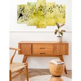 CVC WOOD Müzik Notaları Manzarası 5 Parçalı Mdf Tablo