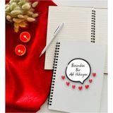 CVC WOOD Sevgililer Günü Aşk Hikayesi Model Defter Kalem Seti
