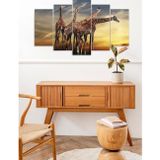 CVC WOOD Zürafa 5 Parçalı Mdf Tablo