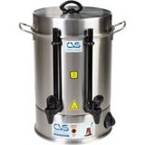 Cvs 250 Bardak Elektrikli Çift Musluk Çay Otomatı Semaver Makinesi - Gümüş