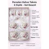 Cvs 6 Kişilik 12 Parça Çay Nescafe Fincan Takımı - Dn 41113 - Renkli